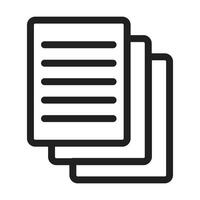 Office Document Icon Ideal for File Management and Digital Storage vector