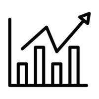 Data Chart Histogram Icon Ideal for Statistical Analysis vector