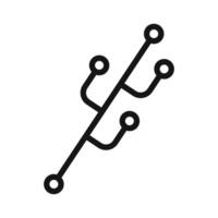 Code Branch Icon Set Git Workflow Illustrations for Software Developers vector