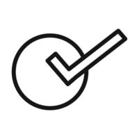 Check Mark Icon Perfect for Approvals and Confirmations vector