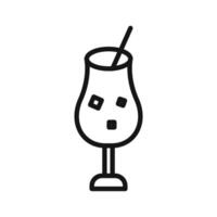 Refreshing Beverage Drink Icon for Hydration and Enjoyment vector
