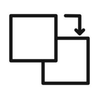 Duplicate icon set vector