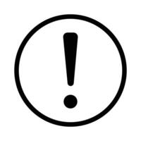 Warning Exclamation Mark Icon Perfect for Alerts and Important Notices vector