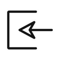 Keyboard Enter Key Icon for Digital Input vector