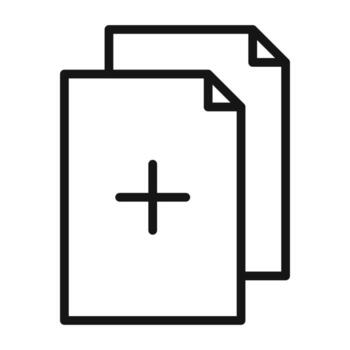 Duplicate File Icon Ideal for Document Management vector