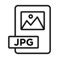 JPG Icon Pack Digital Image Format Illustrations for Photography and Graphic Design vector