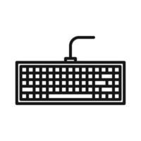 Keyboard Icon for Typing Practice and Keyboard Layouts vector