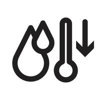 Humidity Control Icon Ideal for Weather Monitoring and Climate Control vector