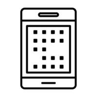 Smartphone Notch Icon Ideal for Mobile UI and Devices vector