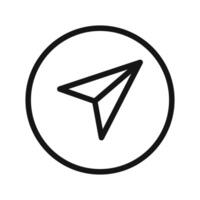 GPS Navigation Icon Perfect for Driving Directions vector