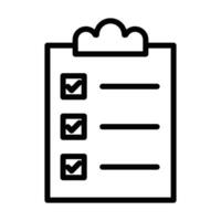 To-Do List Check Icon Perfect for Task Management and Productivity vector