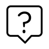 Help Question Icon Ideal for Support and FAQs vector