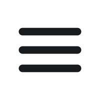 Web Menu Icon Perfect for Navigation and User Interfaces vector