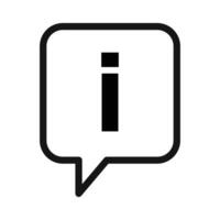 Information Icon Ideal for Help and Support Resources vector