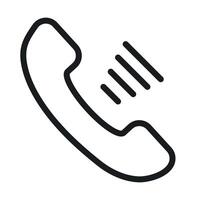 Telephone Call Icon Perfect for Customer Service and Communication vector