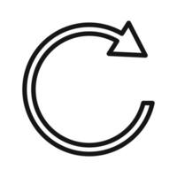 Image Rotate Right Icon Perfect for Editing and Adjustments vector