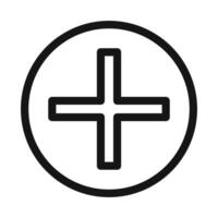 Add New Item Plus Icon Ideal for Feature Enhancements vector