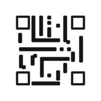 QR Code Icon Ideal for Mobile Payments vector