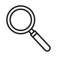 Search Icon Ideal for Web Browsing and Application Search Features vector