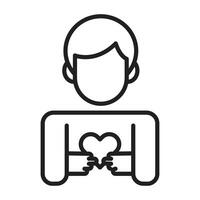 Creative Self-Expression Icon Ideal for Art and Personal Identity vector