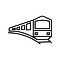 Modern High-Speed Train Icon Representing Efficient Public Transportation vector