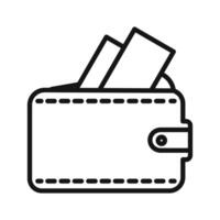 Digital Wallet Icon Ideal for Finance and Mobile Payments vector