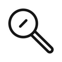 Zoom Out Icon Ideal for Image Processing vector