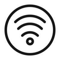 Wifi Signal Icon Ideal for Internet Connectivity and Networking vector
