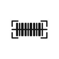 Bar code scanner icon vector