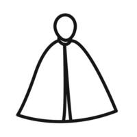 Invisibility Cloak icon vector