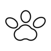 Paw Print icon vector