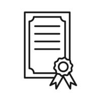 certificate icon set vector