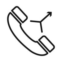 merge call icon vector