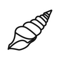 Sea shell icon vector