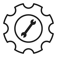 Service tool icon vector