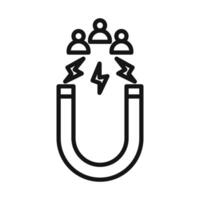 User Engagement icon vector
