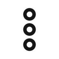more button icon Black line art vector