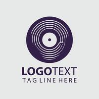 Music Disk Logo vector