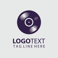 Music Disk Logo vector