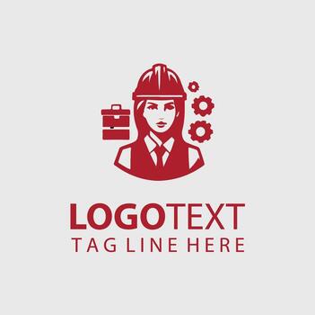 Constructions Worker Logo vector