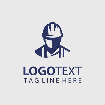 Constructions Worker Logo vector