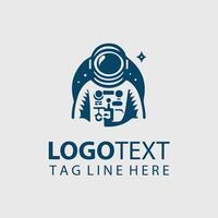 Space man Logo vector