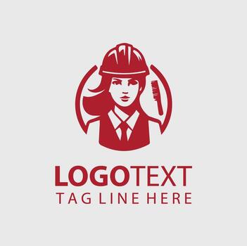 Constructions Worker Logo vector