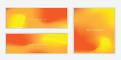 Collection abstract liquid background. Gradient mesh. Effect bright color blend. Blurred fluid colorful mix. Modern design template for web covers, ad banners, posters, brochures, flyers. vector