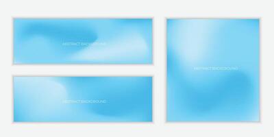 Collection abstract liquid background. Gradient mesh. Effect bright color blend. Blurred fluid colorful mix. Modern design template for web covers, ad banners, posters, brochures, flyers. vector