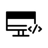 Coding Icon Symbol Design Illustration vector
