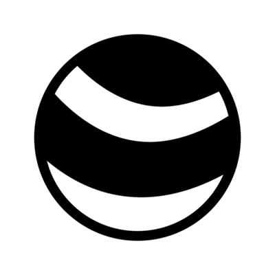Yoga Ball Icon Symbol Design Illustration