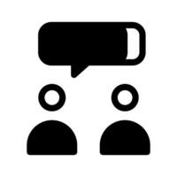 Discussion Icon Symbol Design Illustration vector