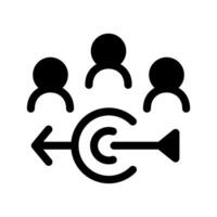 Target Audience Icon Symbol Design Illustration vector