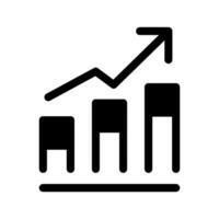 Growth Graph Icon Symbol Design Illustration vector